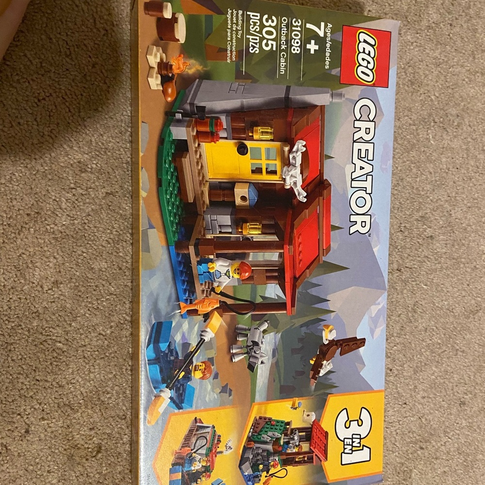 Lego 3 in 1 Outback Cabin - new in box - retired product